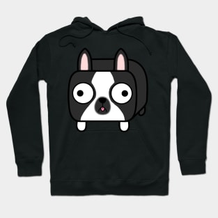 Boston Terrier Loaf - Black and White Dog Hoodie